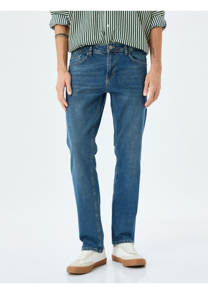 Straight Fit Kot Pantolon - Mark Jean