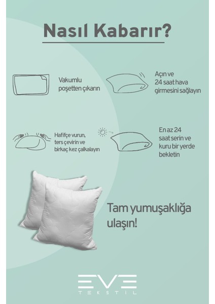 6 Adet Diamant Plus Kare Kırlent Yıkanabilir Antialerjik Silikon Elyaf Yastık 40 x 40 cm 400 gr
