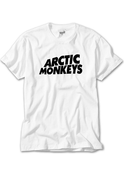 Arctic Monkeys Logo Beyaz Tişört