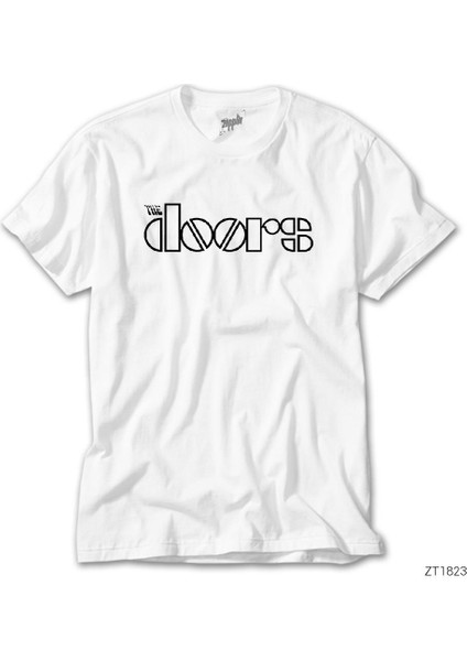 The Doors Outline Beyaz Tişört