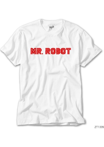 Mr. Robot Beyaz Tişört