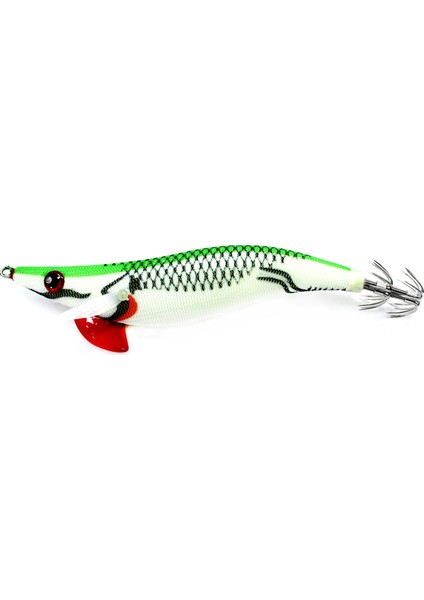 3031 Kalamar Zokası 12CM Casting Bilyeli Squid Size 3.5 18GR 7