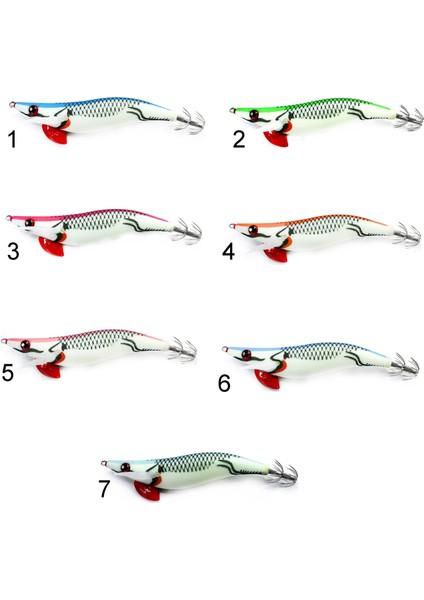 3031 Kalamar Zokası 12CM Casting Bilyeli Squid Size 3.5 18GR 7