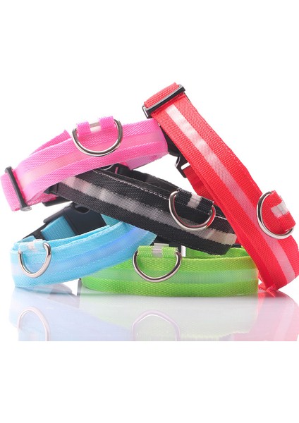 Turuncu Tarzı M Beden Köpekler Için 6 Renkli Naylon LED Pet Tasma Gece Güvenli Işıldayan Kedi Tasması Köpekler Luminöz Floresan Yaka Pet Malzemeleri (Yurt Dışından) fırsatları