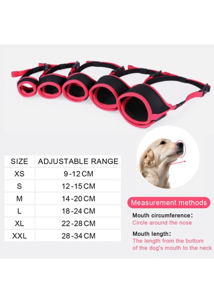 Siyah Stil Xl Beden Köpek Maması Naylon Anti-Isırma Havlama Küçük Büyük Köpekua, Husky, Pitbull Nefes Alabilen Ayarlanabilir Muzzles Köpek Malzemeleri (Yurt Dışından) indirimleri