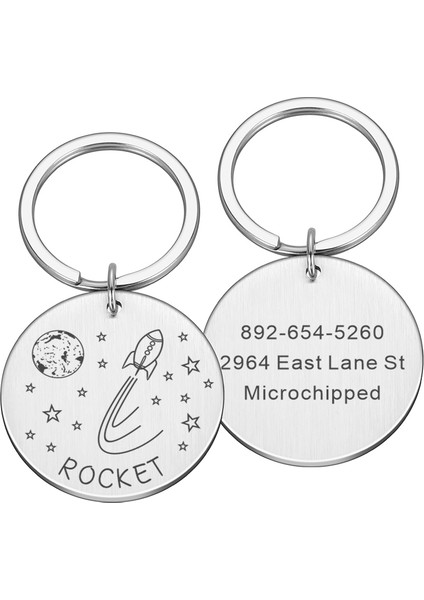 Yeşil Stil 20 mm Kaybolmayan Evcil Hayvan Kedi Köpek Adı Etiketleri Ücretsiz Kazıma Adres Etiketleri Köpek Yavrusu Aksesuarları Özelleştirilebilir Kedi Kolye Kimlik Plakası (Yurt Dışından)