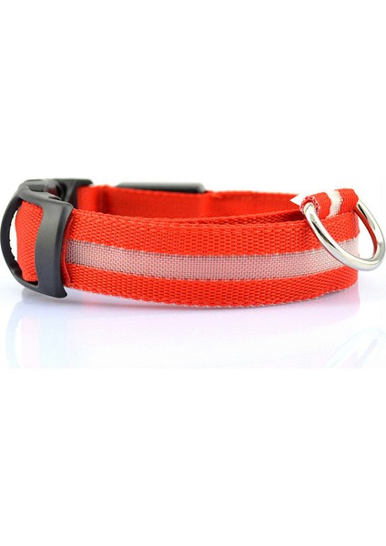 Kırmızı Stil 41-52CM Köpekler Için LED Işık Yansıtıcı Gece Güvenlik Gece Işıklı Köpek Tasma Köpekler Luminöz Parlayan Yansıtıcı Tasma Yaka Perro. (Yurt Dışından)