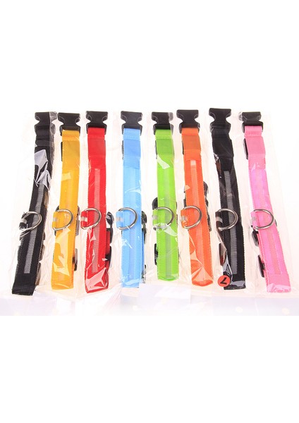 Kırmızı Stil 41-52CM Köpekler Için LED Işık Yansıtıcı Gece Güvenlik Gece Işıklı Köpek Tasma Köpekler Luminöz Parlayan Yansıtıcı Tasma Yaka Perro. (Yurt Dışından) modelleri