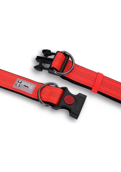 Siyah Stil S Beden Yansımalı Köpek Boyunbandı Yumuşak Neopren Yastıklı Naylon Pet Yavru Boyunbandı Ayarlanabilir Orta Büyük Köpek Boyunbandı Hızlı Serbest Bırakma Tokalı (Yurt Dışından) indirimleri