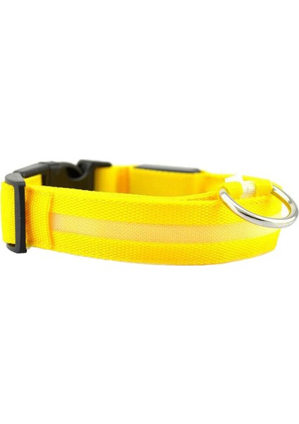 Sarı Stil 41-52CM Köpekler Için LED Işık Yansıtıcı Gece Güvenlik Gece Işıklı Köpek Tasma Köpekler Luminöz Parlayan Yansıtıcı Tasma Yaka Perro. (Yurt Dışından)
