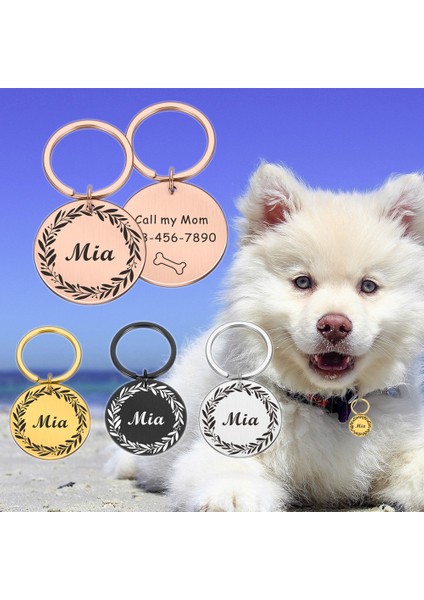 Açık Yeşil Tarzı 20 mm Kaybolmayan Evcil Hayvan Kedi Köpek Adı Etiketleri Ücretsiz Kazıma Adres Etiketleri Köpek Yavrusu Aksesuarları Özelleştirilebilir Kedi Kolye Kimlik Plakası (Yurt Dışından) fiyatları