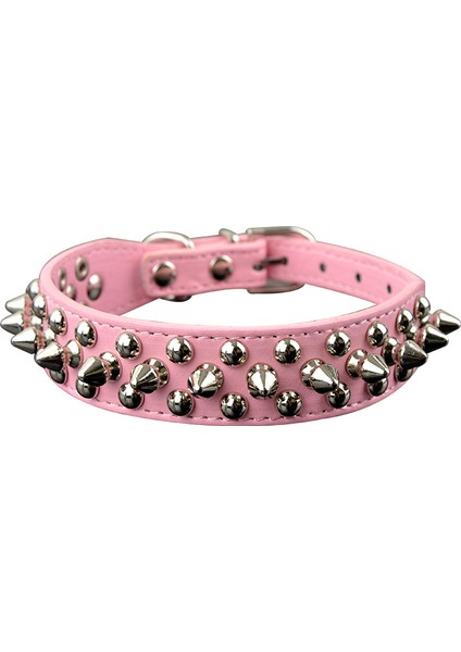 Pembe Yaka Stili Xs Beden Yuvarlak Dikenli Yaka Nokta Tasma Için En Çok Renk Küçük Orta Köpek Tasma Orta Boy Köpek Yaka Yürüyüş Tasma Kurşunlar (Yurt Dışından)