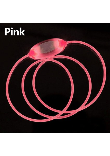 Pembe Tarzı USB Şarjlı Kaybolmayı Önleyen Araç Kazalarından Kaçınma Tasması Köpekler ve Yavru Köpekler Için Köpek Tasması Kayışları LED Malzemeler Pet Ürünleri Parlamalı (Yurt Dışından)