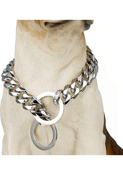Gümüş Tarzı 50CM x 2.5mm Gümüş Kaydırma Zincir Köpek Tasmaları Küba Bağlantı Zincir Metal Bağlantılar Ağır Hizmet Düz Zincir Tasması Küçük Orta Büyük Köpekler Için (Yurt Dışından) modelleri