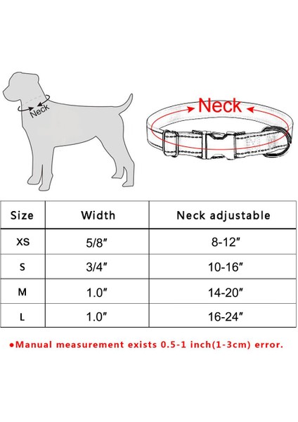Siyah Stil L (40-60 Cm) Nakışlı Köpek Tasması Kişiselleştirilmiş Özel Kedi Tasması Isim Telefon Numarası Naylon Köpek Kolyesi Küçük Büyük Yavru (Yurt Dışından) fiyatları