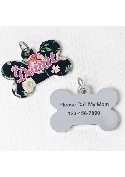 Ck-Qt-6 Stili 30 mm Kişiselleştirilmiş Köpek Etiketi Oymalı Evcil Hayvan Kimlik Etiketi Kedi Taşıma Aksesuarları Özel Köpek Kimlik Evcil Hayvan Malzemeleri Köpek Sever Hediyesi (Yurt Dışından) fırsatları