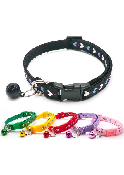 Sarı Stil Sarı Ayarlanabilir Köpek Tasma Dış Mekan Yürüyüş Sevimli Kalp Şekilli Desen Kedi Kolye Büyük Küçük Yavru Aksesuarları (Yurt Dışından) fiyatları