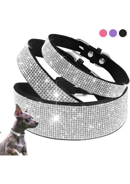 Mavi Stil Xs Beden Taşlı Köpek Kedi Yaka Deri Pet Yavru Kedi Yavru Yavru Yavru Yavru Yavru Yavru Yavru Kedi Kedi Yürüyüş Tasması Küçük Orta Köpekler Catuahua Pug Yorkie (Yurt Dışından)