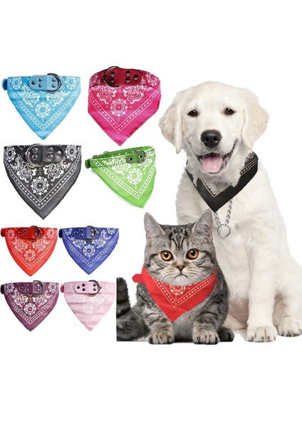 Pembe Tarzı S Beden Sevimli Köpek Tasmaları Baskılı Yavru Kedi Tasma Mendili Kedi Tasma Atkısı Köpek Tasma Mendili Evcil Hayvan Aksesuarları Küçük Yavru Köpek Için (Yurt Dışından)