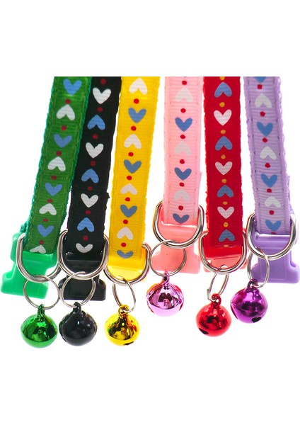 Sarı Stil Sarı Ayarlanabilir Köpek Tasma Dış Mekan Yürüyüş Sevimli Kalp Şekilli Desen Kedi Kolye Büyük Küçük Yavru Aksesuarları (Yurt Dışından) indirimleri