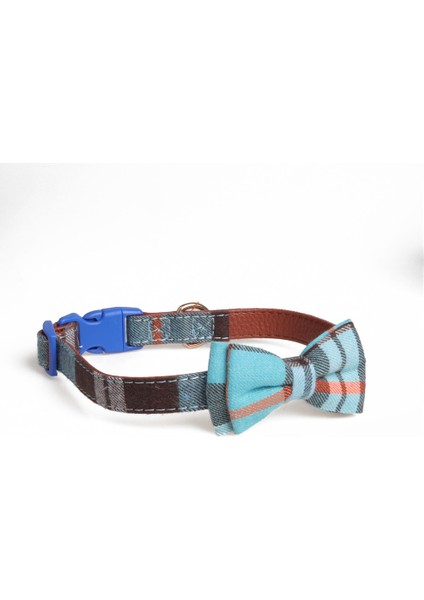 Açık Mavi Stil 2.5X36-55CM Kareli Baskılı Kamuflaj Evcil Hayvanlar Köpek Tasması Şirin Çizgili Fiyonk Yavru Kediler Boyun Kurdelesi Fransız Bulldog Süsleme Büyük Köpek Tasması (Yurt Dışından)