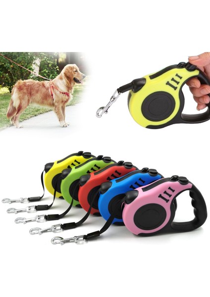 Köpek Tasması Stili 3m Dayanıklı Tasma Otomatik Geri Çekilebilir Naylon Kedi Kayışı Uzatma Yavru Yürüyüş Koşu Kayışı Rulet Köpek Için Yeni (Yurt Dışından) indirimleri