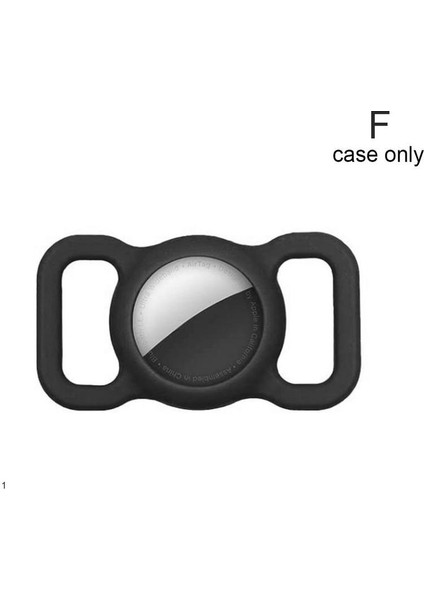 F Stili Apple Airtag Köpek Tasması Için Pet Silikon Köpek Tasması Gps Bulucu Köpek Kedi Tasması Döngüsü Apple Airtags ile Uyumlu Evcil Hayvan Aksesuarları (Yurt Dışından)