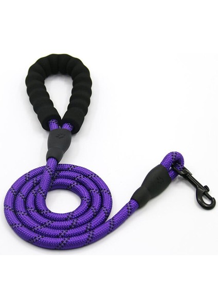Mor Tarzı 1.2CMX120CM Parlak Güzel 1.5m Naylon Emniyet Tokalı Köpek Tasması (Yurt Dışından)