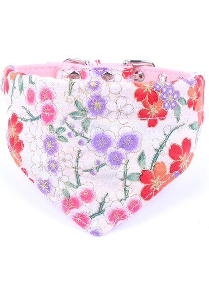 Eşarp Siyah Stil L Beden Küçük Orta Boy Kız Köpekler ve Kediler Için Faux Deri Yaka Fuları Takılabilir Çiçekli Köpek Kedi Tasma (Yurt Dışından) fırsatları