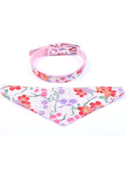 Eşarp Siyah Stil L Beden Küçük Orta Boy Kız Köpekler ve Kediler Için Faux Deri Yaka Fuları Takılabilir Çiçekli Köpek Kedi Tasma (Yurt Dışından) indirimleri