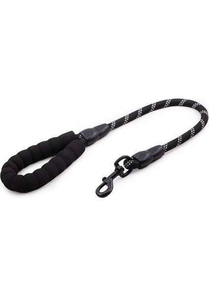 Siyah Kısa 60X1.2CM Stili Büyük Köpekler Için Yansıtıcı Tasma Naylon Yumuşak Saplı Köpek Tasma Evcil Hayvan Ürünü Dış Mekan Çift Tasmalar Köpek Eğitimi (Yurt Dışından)