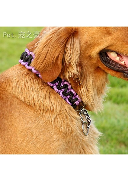 Ordu Yeşili Tarzı M 30 Ila 40 cm Yeni li Renkli Yaka Büyük Köpek Alman Çoban Yürüyüş Zinciri Ayarlanabilir Pet Orta ve Büyük Köpekler Için (Yurt Dışından) modelleri