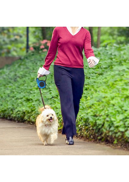 Köpek Tasması Stili 5m Dayanıklı Tasma Otomatik Geri Çekilebilir Naylon Köpek Tasma Uzatma Yavru Yürüyüş Koşu Tasma Rulet Köpekler Için (Yurt Dışından)