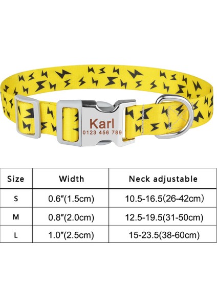 Ben Stil M Beden Özel Naylon Tasma Evcil Hayvan Tasmaları Ayarlanabilir Yavru Orta Büyük Köpekler Kimlik Kişiselleştirilmiş Köpek Kedi Etiketi Ücretsiz Gravür Isim Köpek Tasmaları (Yurt Dışından)