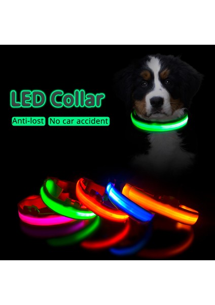 Pembe Tarzı 32-37CM USB Şarjlı Kaybolmayı Önleyici Trafik Kazası Kolye Köpekler Için - Ürünler (Yurt Dışından)