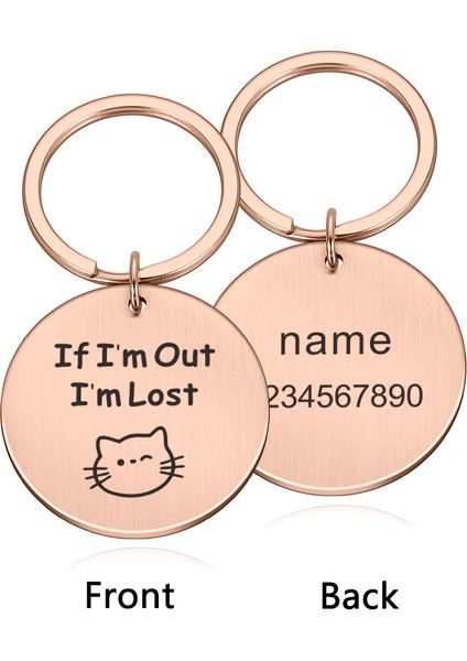 Kamuflaj Stili 20 mm Kişiselleştirilmiş Kedi Kolye Kimlik Etiketleri Kayıp Adres Isim Plakası Için Oymalı Köpek Tasma Etiketleri Pet Köpek Tasma Yavru Malzemeleri (Yurt Dışından)