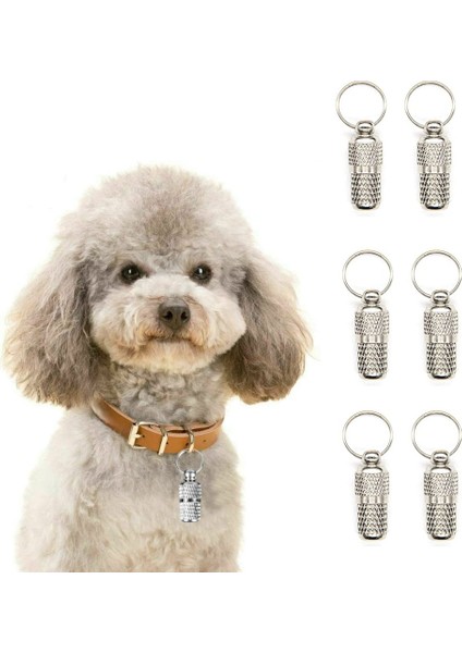 Anti-Kaybolma Kişiselleştirilmiş Pet Kimlik Etiketleri Isim Adres Cep Telefon Numarası Etiketler Paslanmaz Çelik Köpek Kedi Etiketleri Pet Kimlik Etiket Fıçı Tüp (Yurt Dışından)