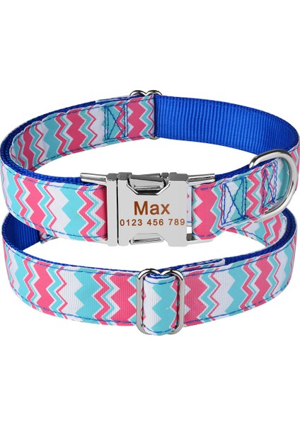 K Tarzı L Beden Ayarlanabilir Naylon Köpek Tasması Kişiselleştirilmiş Evcil Hayvan Yavru Kimlik Etiketi Küçük Orta Büyük Köpek Tasmaları Özel Ücretsiz Kazınmış Isim Köpek Tasmaları (Yurt Dışından) fırsatları
