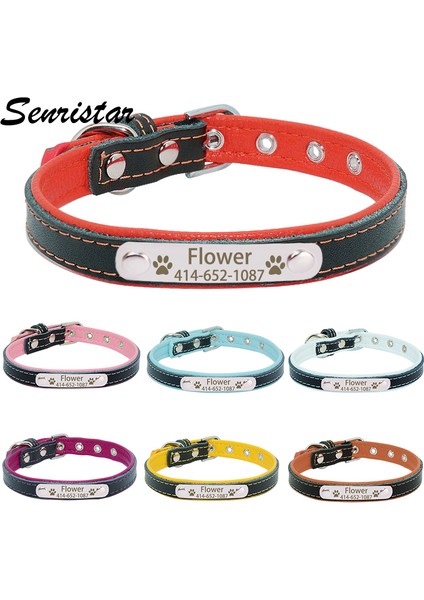 Pembe Tarzı Xs Beden Kişiselleştirilmiş Isim Levhalı Köpek Tasması Kazınmış Kimlik Etiketi Yavru Kedi Köpek Tasma Küçük Orta Büyük Köpekler Için Deri Pet Tasma (Yurt Dışından) fiyatları