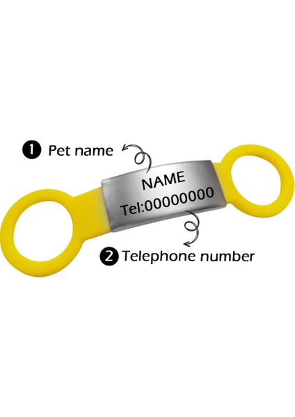 Bordo Tarzı 8x2.5cm Paslanmaz Çelik Pet Köpek Etiketi Silikon Köpek Kimlik Etiketi Kazımalı Köpek Tasmalı Kayıp Karşıtı Evcil Hayvan Plakası Etiketler Köpek Kedi Gerdirilebilir Kauçuk (Yurt Dışından) fırsatları