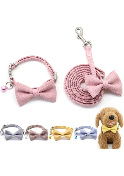 Mavi Stil S -1.0 cm Köpek Tasma Boyunluk Seti Ayarlanabilir Yumuşak Sevimli Kurdele Iki Katlı Köpek Boyunluk Tasma Küçük Orta Boy Pet Boyunluk Tasma Dış Mekan Yürüyüşü (Yurt Dışından)