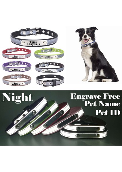 05 Kahverengi Stil L Beden Kişiselleştirilmiş Köpek Tasma Deri Yansıtıcı Kedi Tasma Özel Kazınmış Kimlik Etiketi Ücretsiz Kazınmış Yavru Büyük Köpekler Pet Aksesuarları (Yurt Dışından) fiyatları