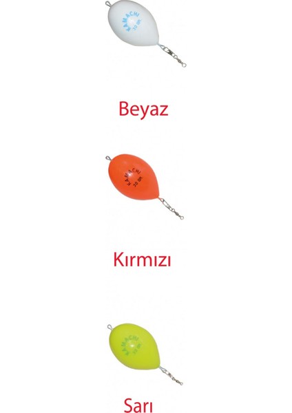 4422 Bulrag Şamandra 20GR Yumurta Şamandra Kırmızı