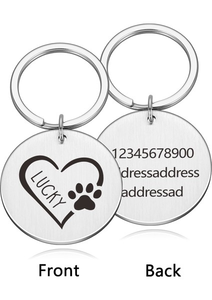 Çikolata Tarzı 30 mm Kişiselleştirilmiş Kedi Kolye Kimlik Etiketleri Kayıp Adres Isim Plakası Için Oymalı Köpek Tasma Etiketleri Pet Köpek Tasma Yavru Malzemeleri (Yurt Dışından)