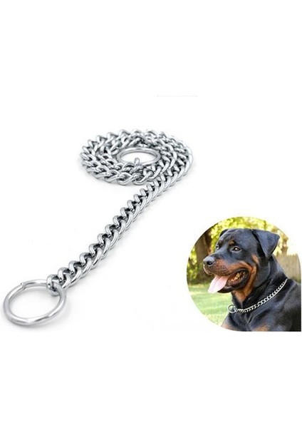 Gümüş Tarzı 2 mm x 40 mm 1 Pc Moda Paslanmaz Çelik Zincir Köpek Tasma Metal Ayarlanabilir Çift Sıra Krom Kaplama Boğazlık Eğitim Şov Tasma Güvenlik Kontrolü (Yurt Dışından) fiyatları