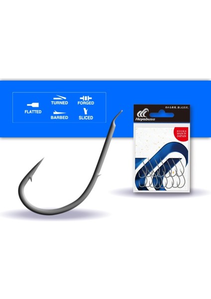 Hmrs 172 Tırnaklı Canlı Yem Iğnesi 15'li Paket Nikel 1/0