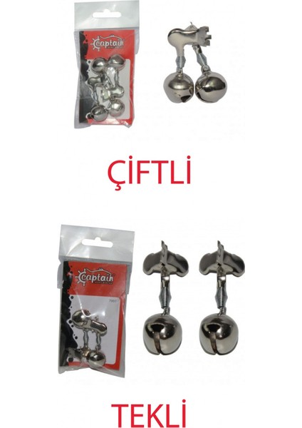 Olta Zili Metal Kıskaçlı Pakette 2 Adet 18MM Tekli