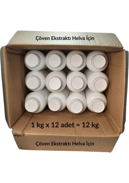 Çöven Ekstraktı Özütü Helva Için 1 kg x 12 Adet modelleri
