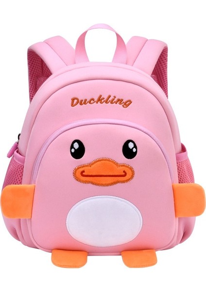 Karikatür Küçük Ördek Anaokulu Çocuk Gündelik Anti-Kayıp Sırt Çantası (Yurt Dışından)