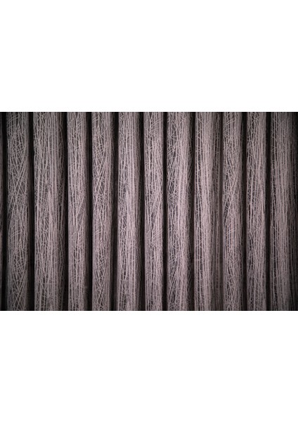 Cam Kırığı Tül Perde, 1/2 Seyrek Pile Koyu Gri - 450 x 200 cm